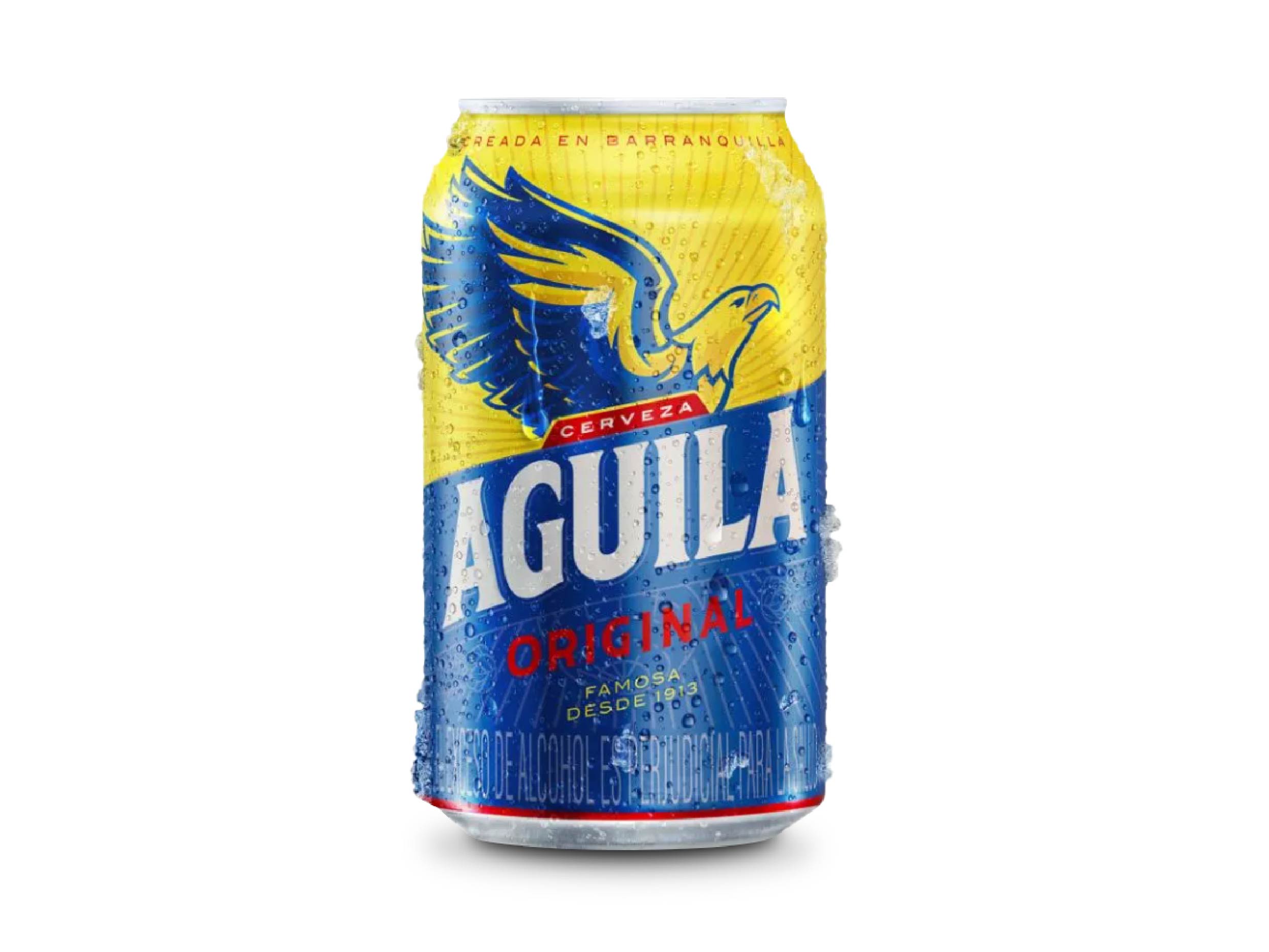 Cerveza aguila en lata