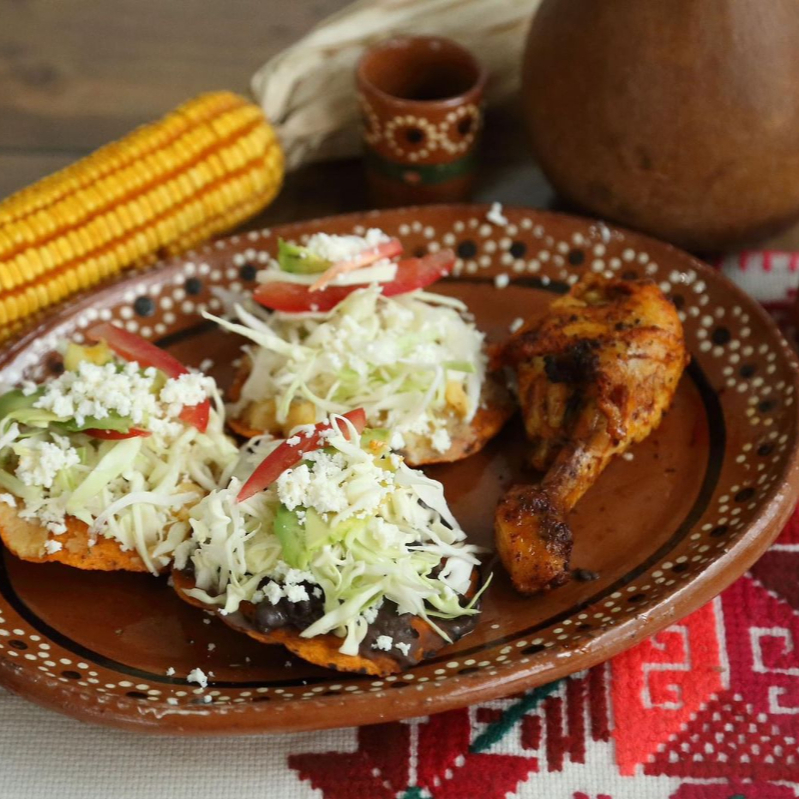 Tostadas Rojas Huastecas