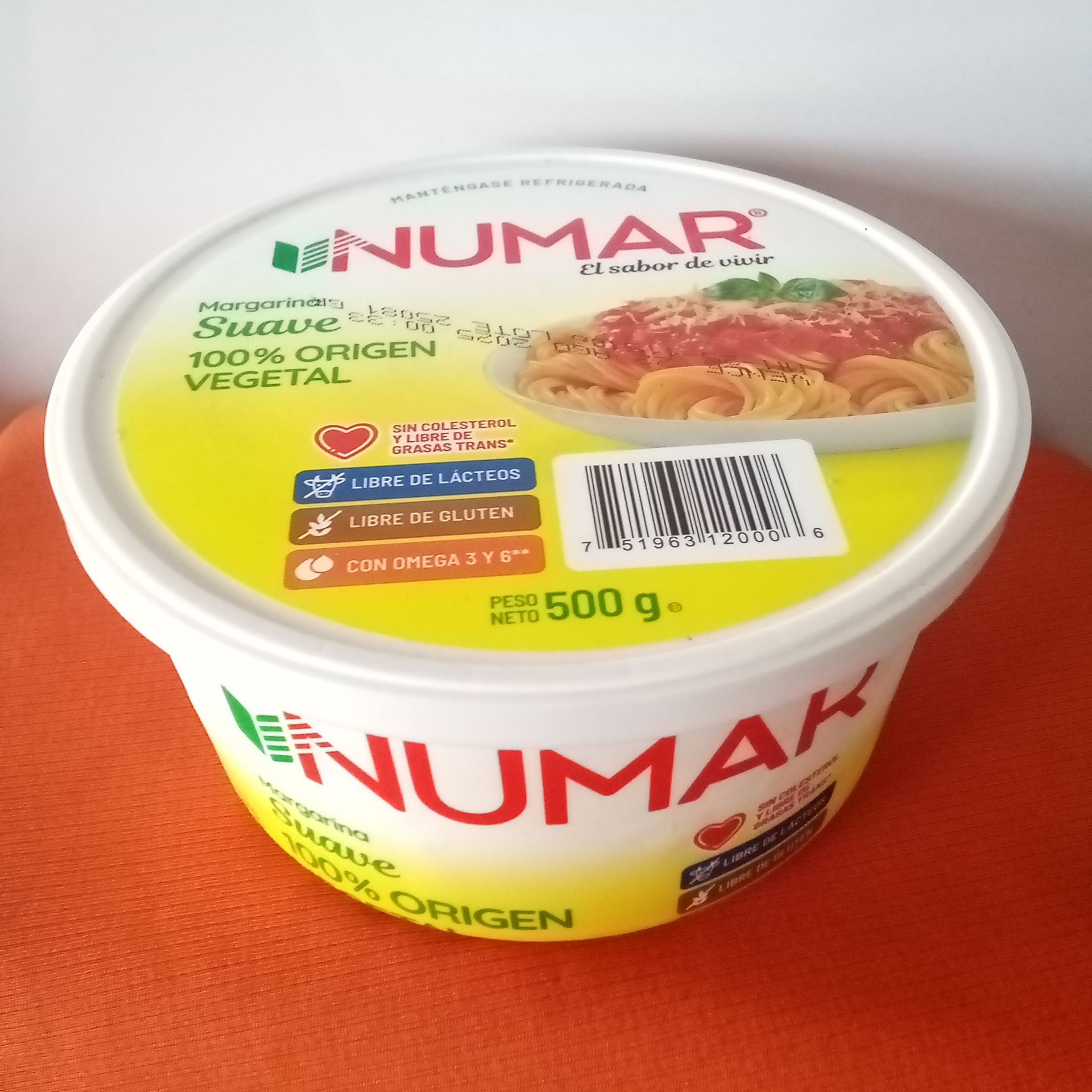 Margarina Suave Taza Numar 500g