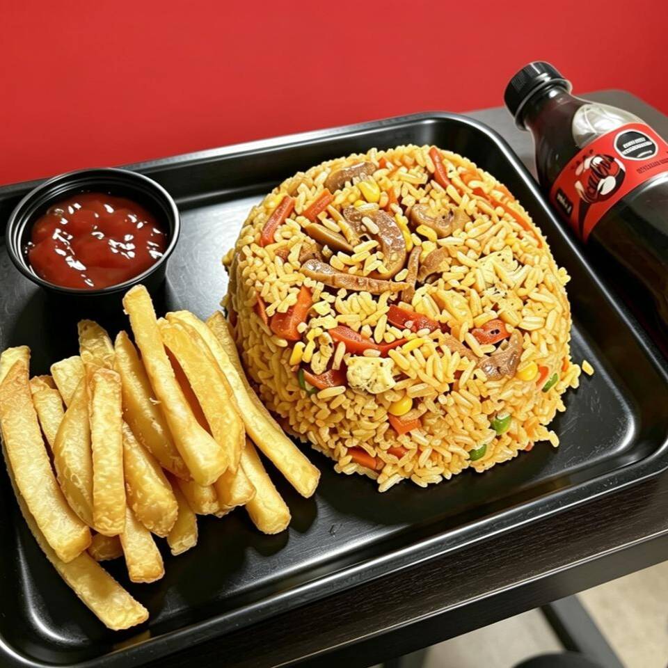 Combo: Arroz Mixto + Gaseosa 250 Ml