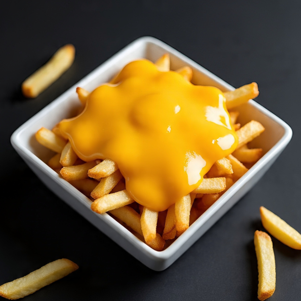 Papas Fritas Con Queso