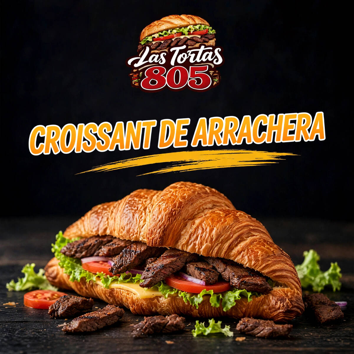 Croissant de Arrachera