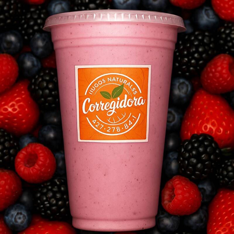 Licuado de Frutos Rojos