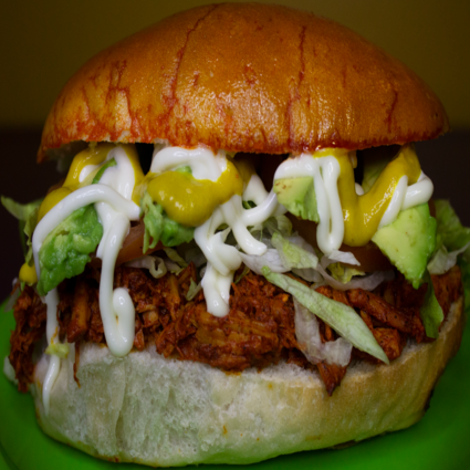 Torta de Cochinita Pibil.