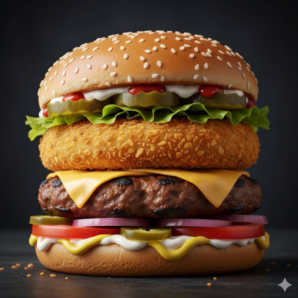 Hamburguesa Cheese Ruffles