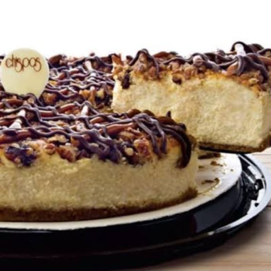Pay de Queso con Chispas de Chocolate y Nuez