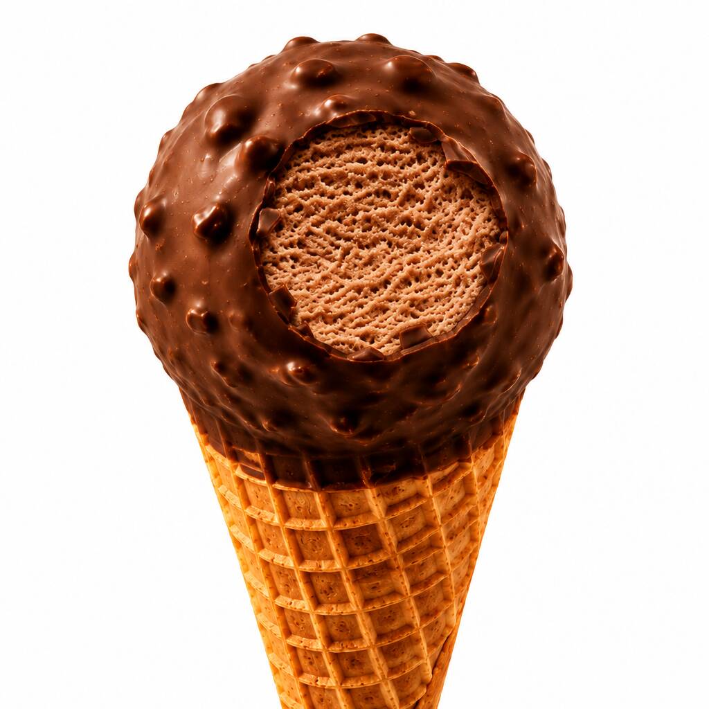 Cono de Nieve Chocolate Natural