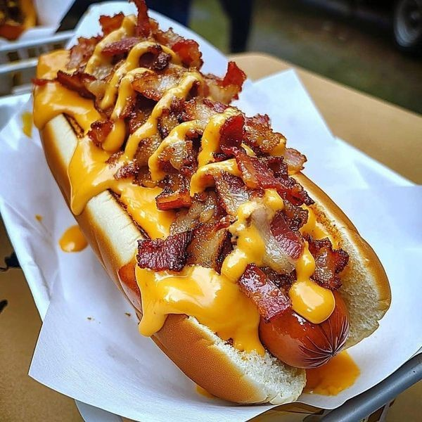 Hot Dog con Tocino