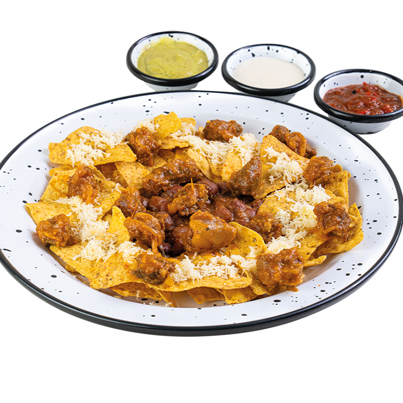 Nachos Con Sobrebarriga