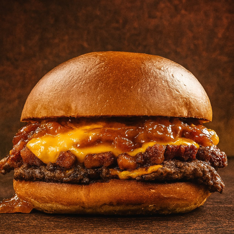 🔥 Sabor duplo, prazer em dobro! Dois burgers smash de 100g suculentos no ponto perfeito, cobertos com cheddar derretido e cebola caramelizada no equilíbrio certo entre o doce e o defumado. Tudo isso dentro de um pão macio dourado e amanteigado, finalizado com a maionese especial da casa que faz toda a diferença 🍔✨ 👉 Uma explosão de sabor que vai te conquistar do primeiro ao último pedaço! 😋