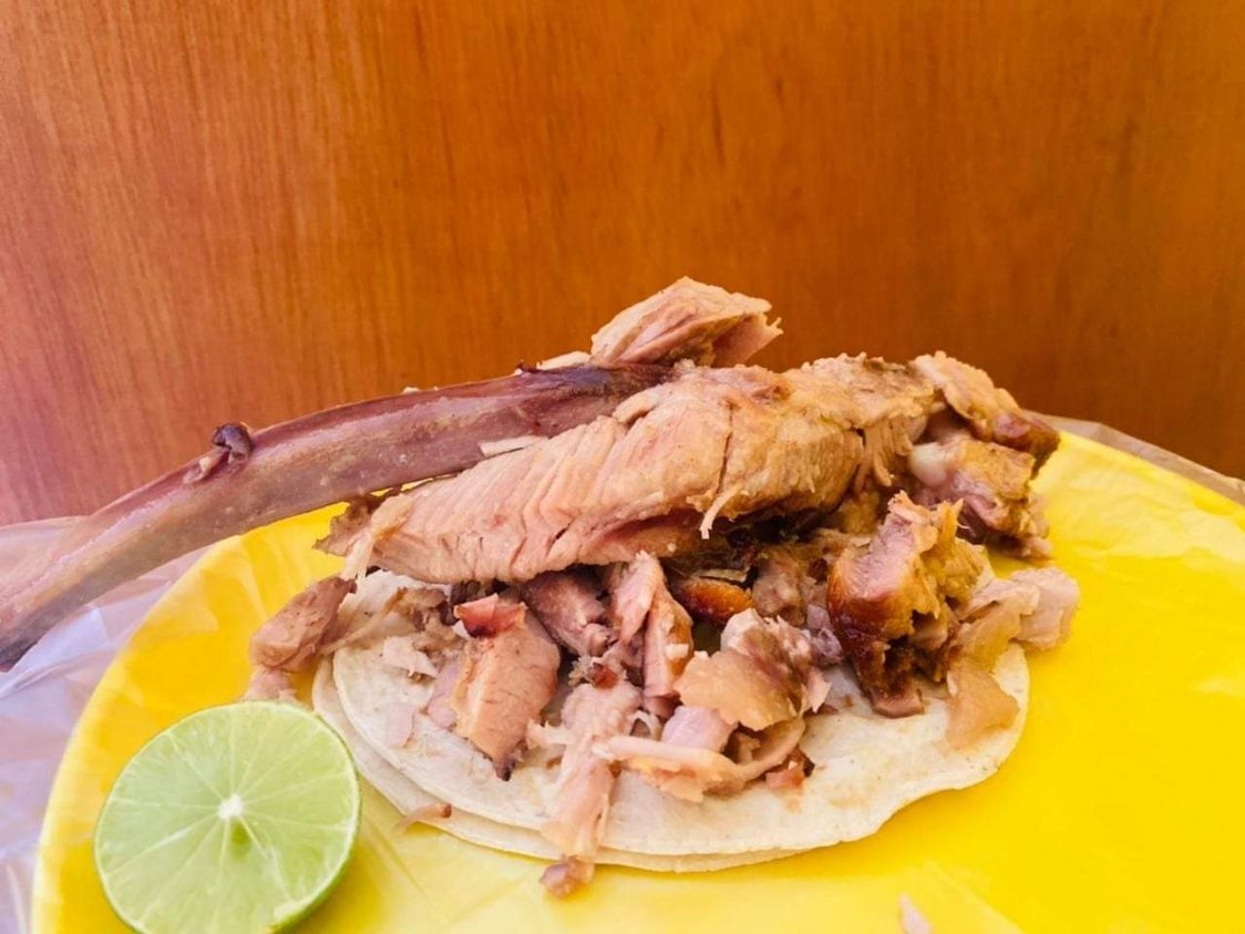 Taco de costilla con maciza