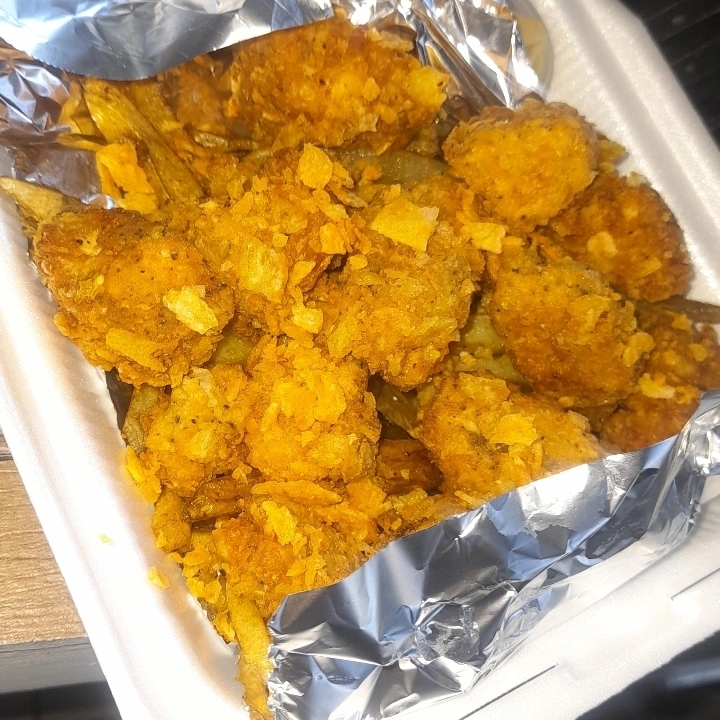 Empanizado con Papitas