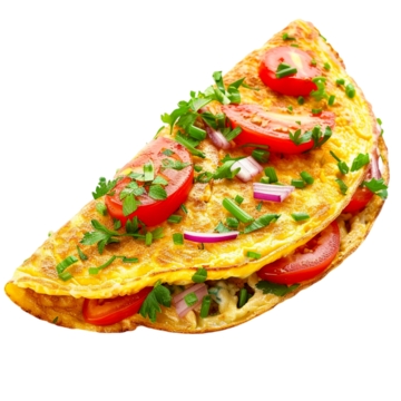 (os omeletes acompanham salada)