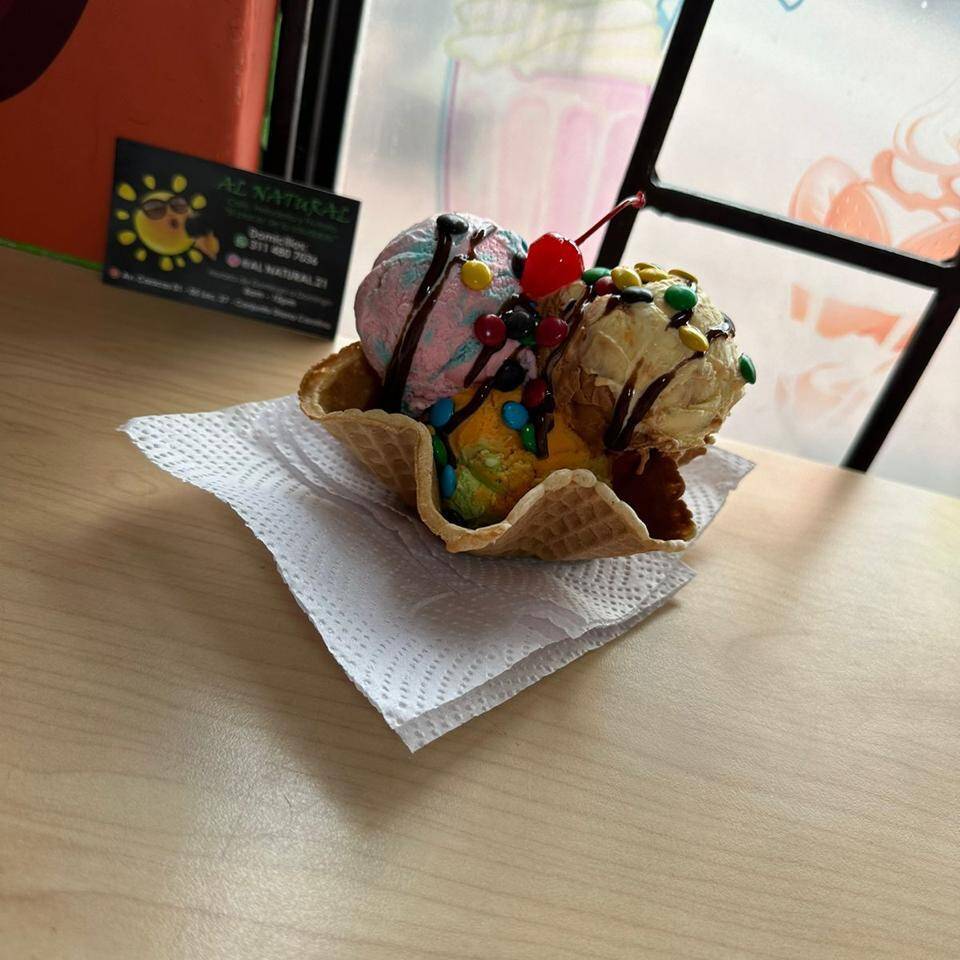 Canastilla de Helado