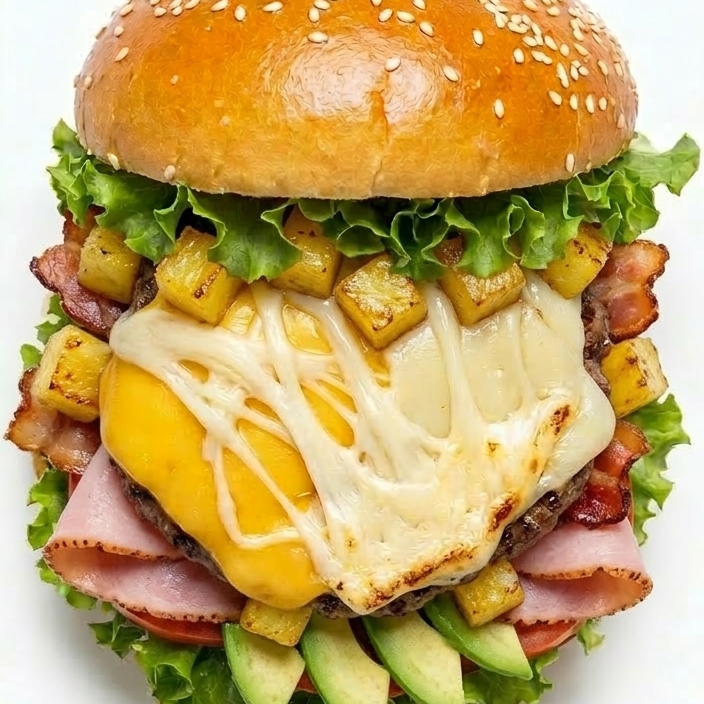 Hamburguesa (Hawaiana)