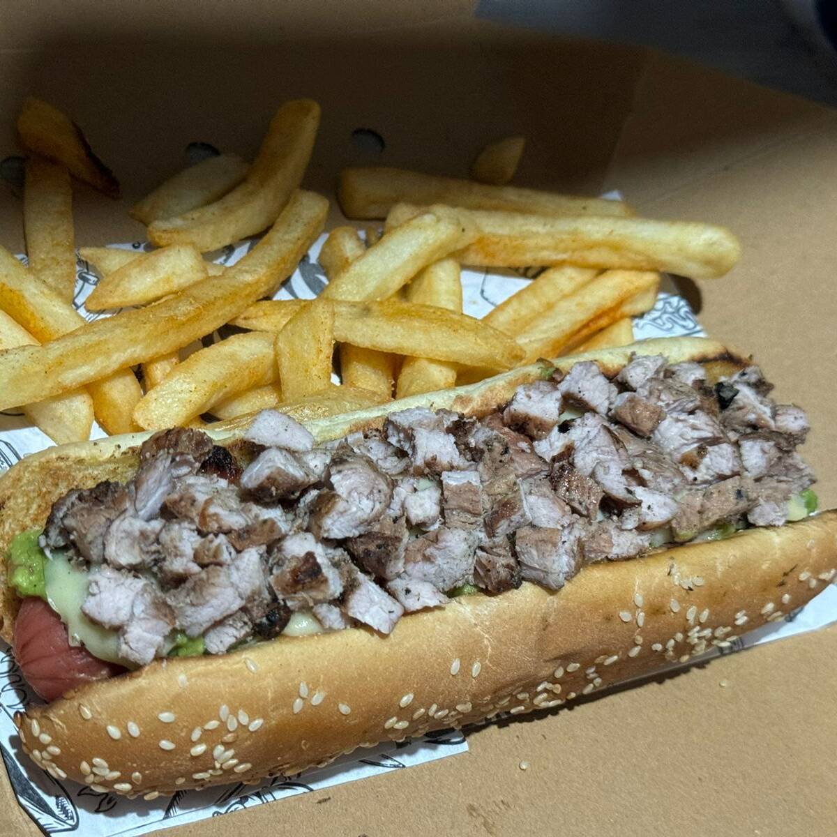 Combo - HotDog TexMex + Papas