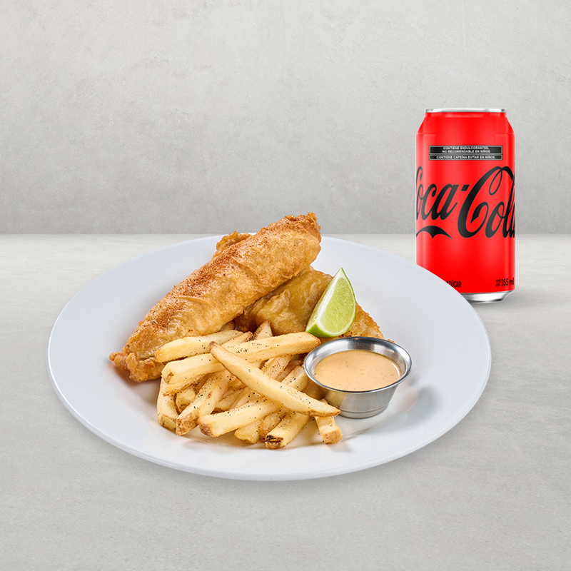 Combo Fish&Chips +Refresco