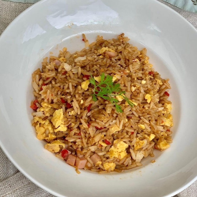 Arroz Frito con Jamón