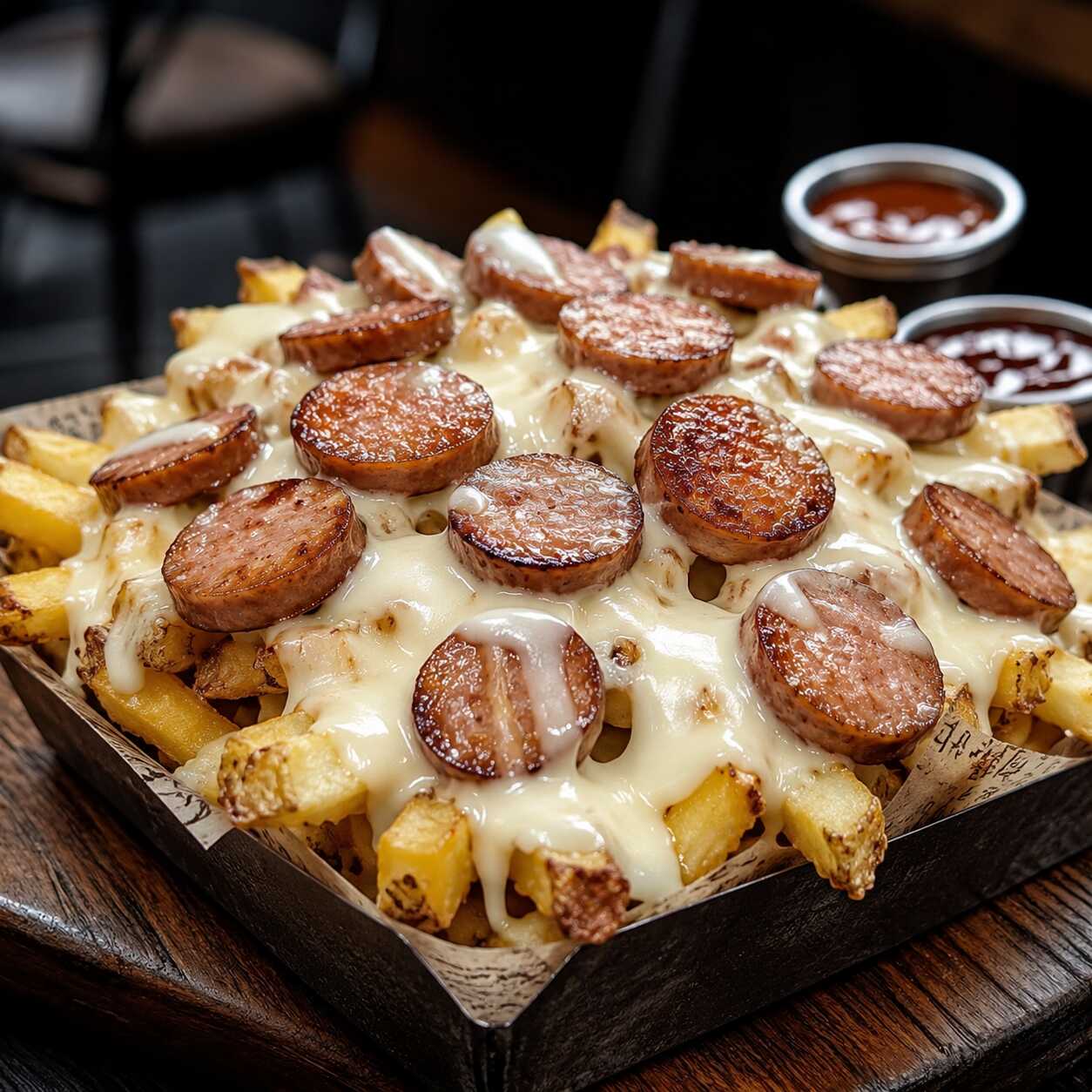 Papas Fritas Salchipapa Mediana