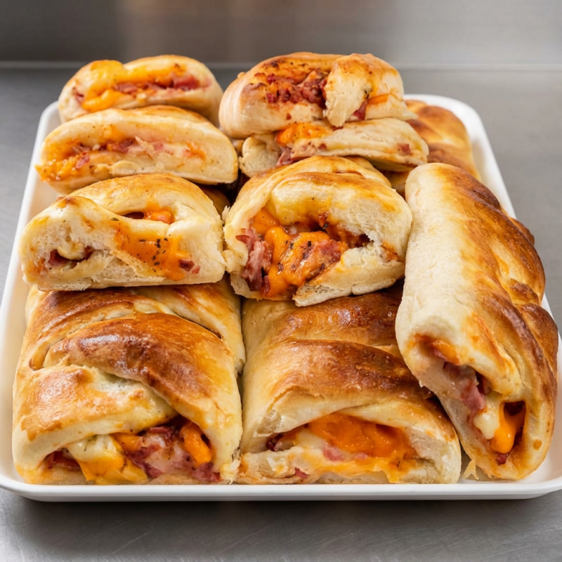Mussarela,molho de pizza,calabresa,presunto,cheddar e orégano