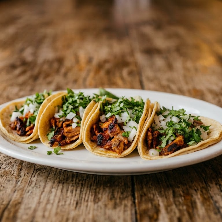 5 Tacos de Trompo