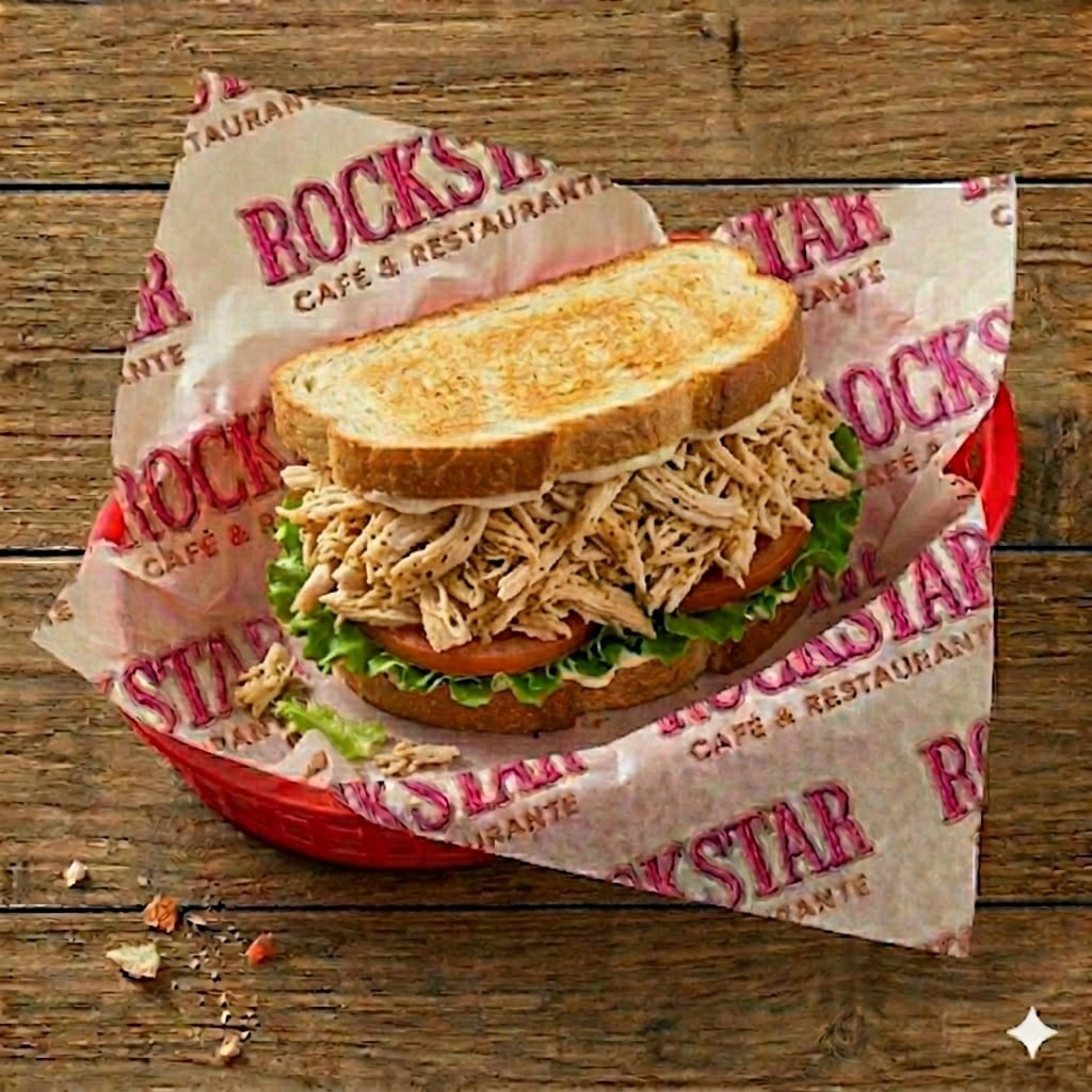 Sándwich de Pechuga Desmenuzada