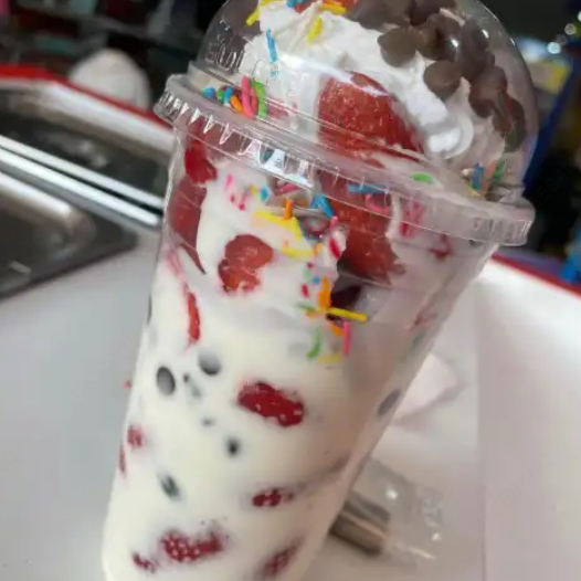 Fresas con Yogurt Grandes