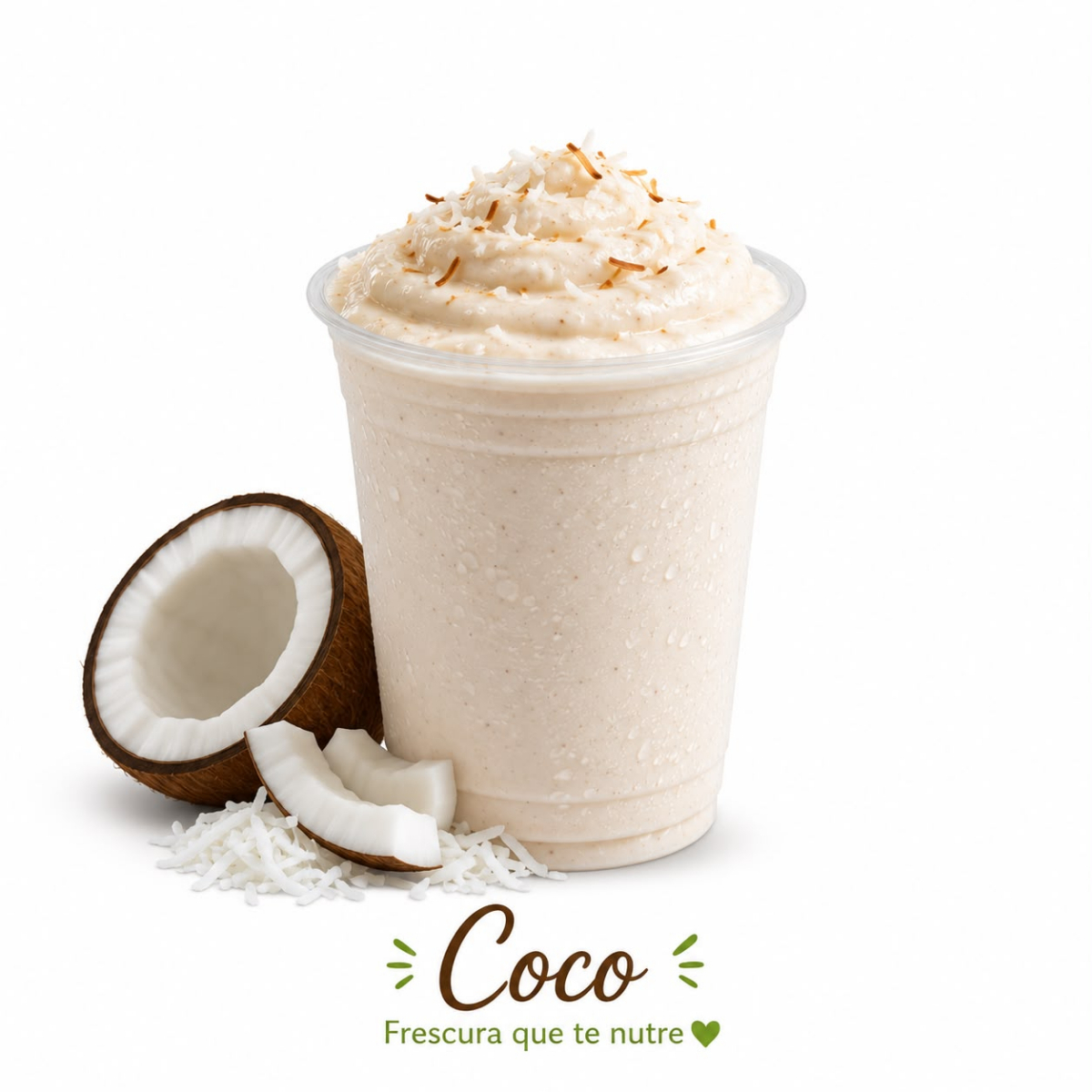 Malteada Sabor Coco (Imagen Ilustrativa)
