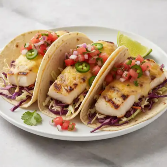 3 Tacos de Pescado