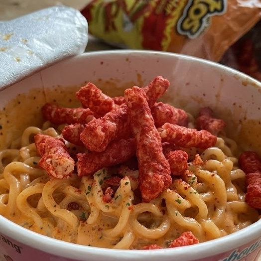 Ramen Carbonara Flamin’ Hot