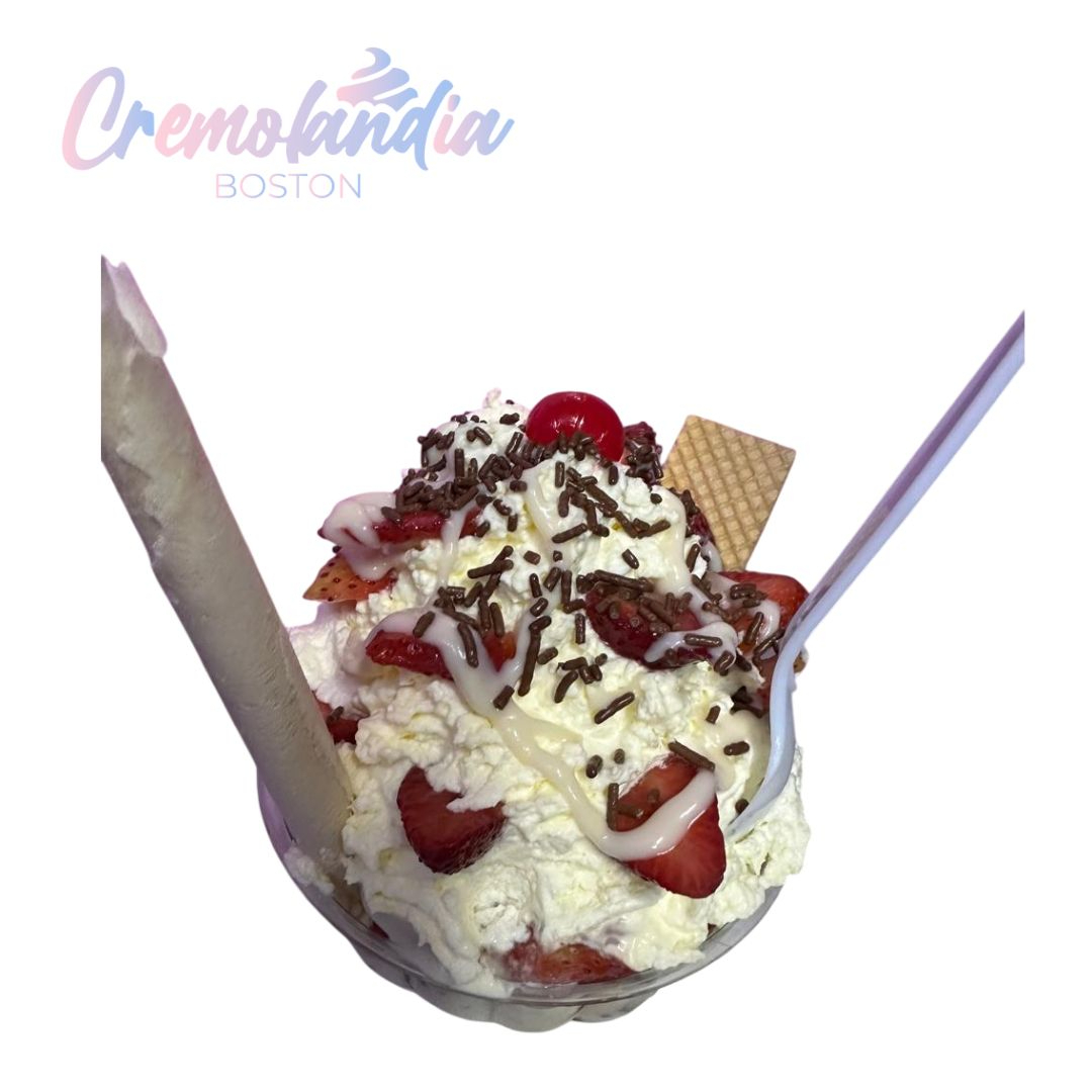 Fresas con Crema Chantillí Sencilla