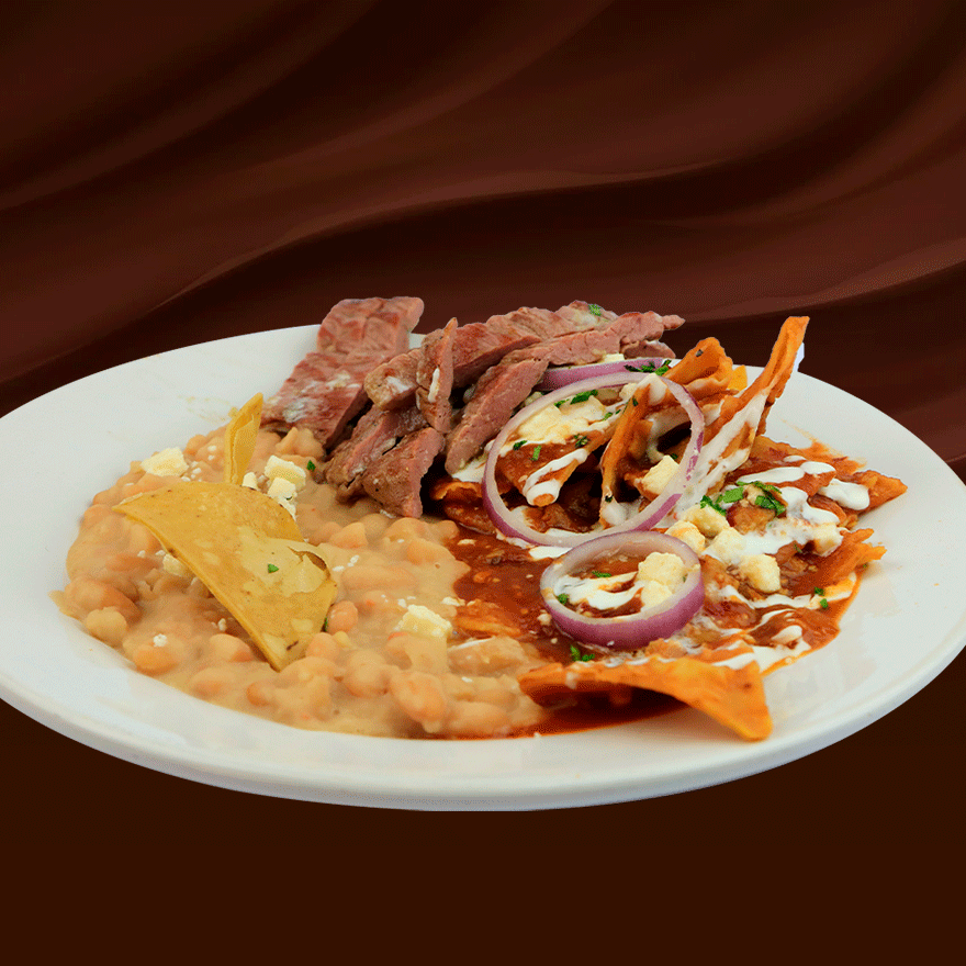 Chilaquiles con Arrachera C