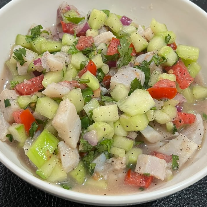 Tosti Ceviche 1/2