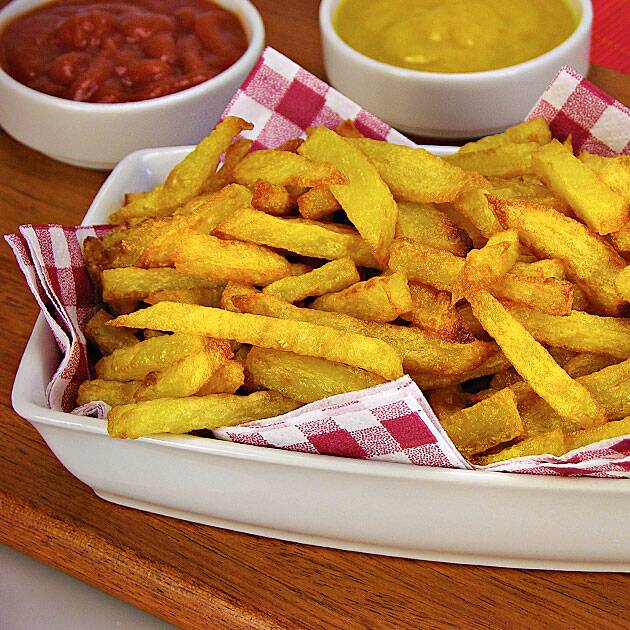 Nossa fritas são um show...