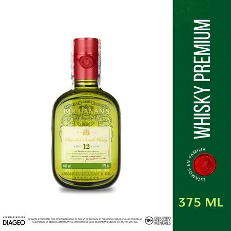 Whisky Buchanans 12 años 375 ml