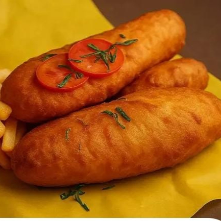 3 Pizza Rolls+papas+refresco