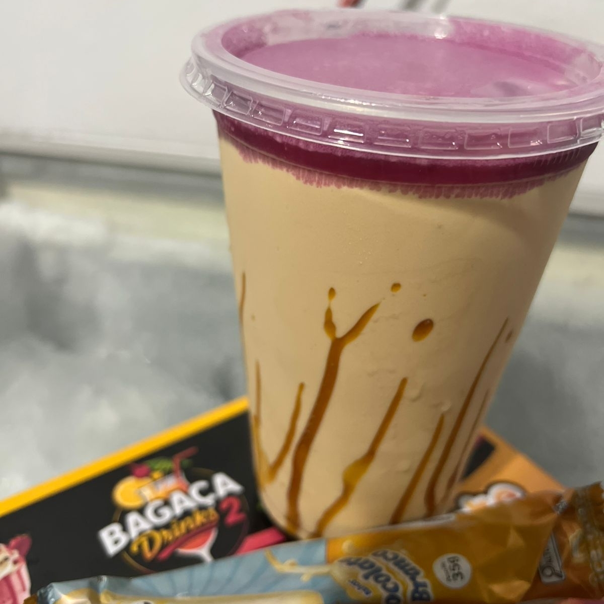 Sorvete de maracujá e draft