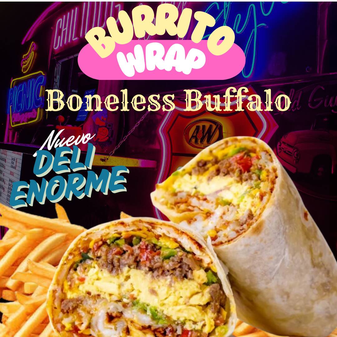 Burrito Wrap Boneless Buffalo