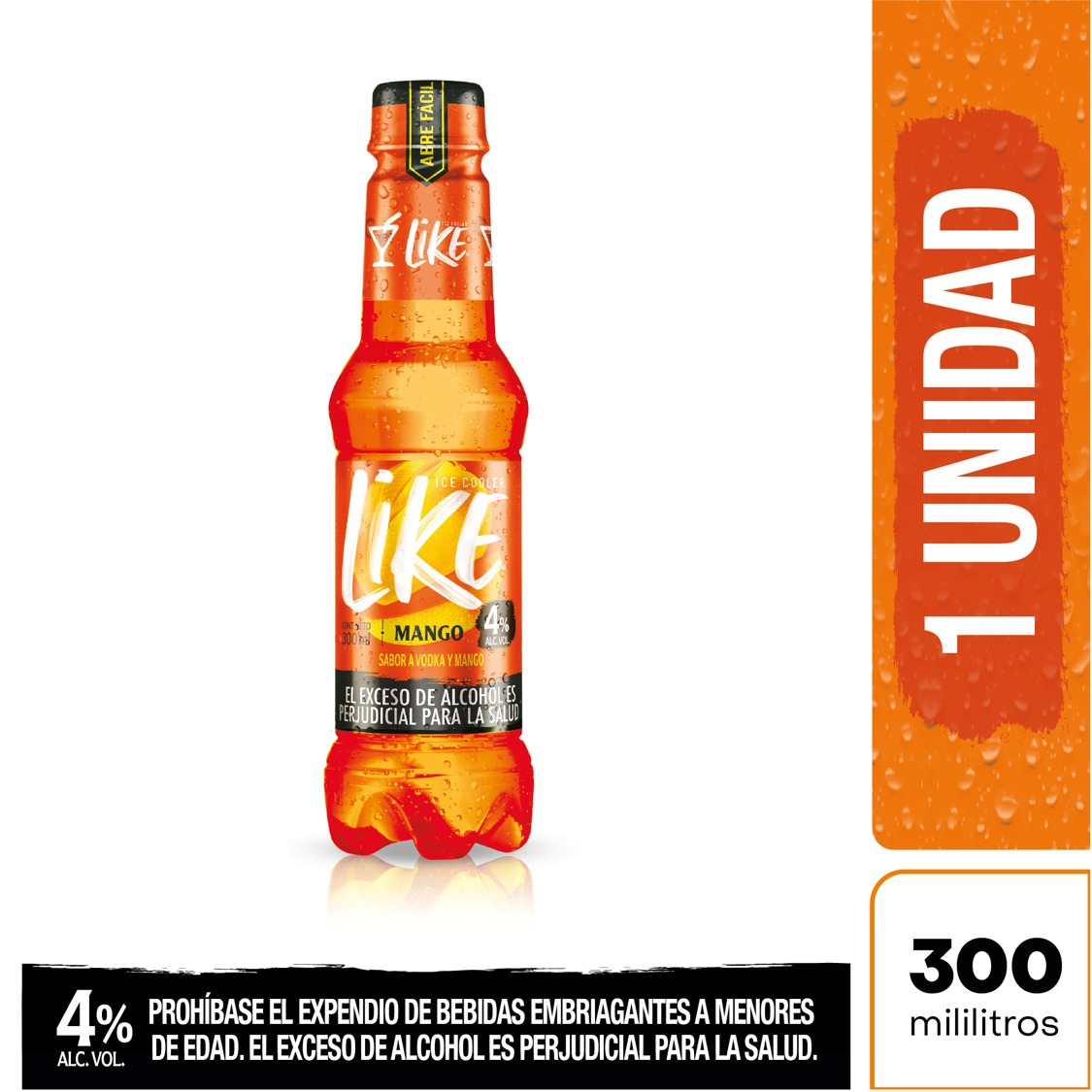 Coctel Like Sabor Mango 300mL 4%alc