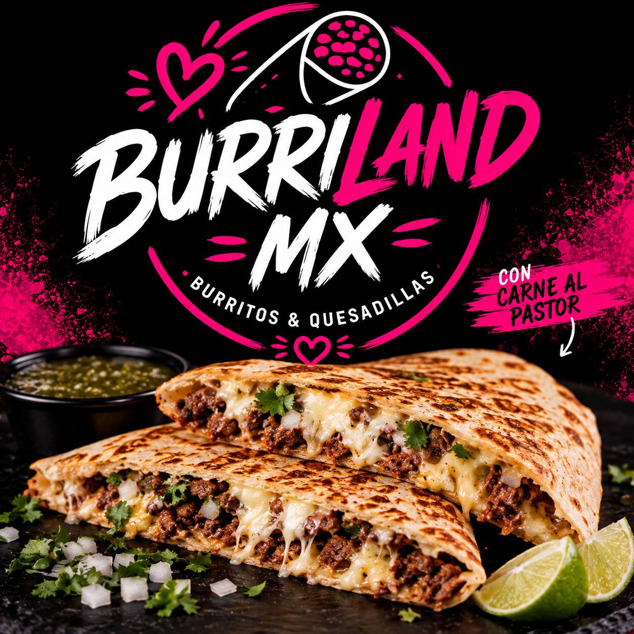 Quesadilla con Bistec