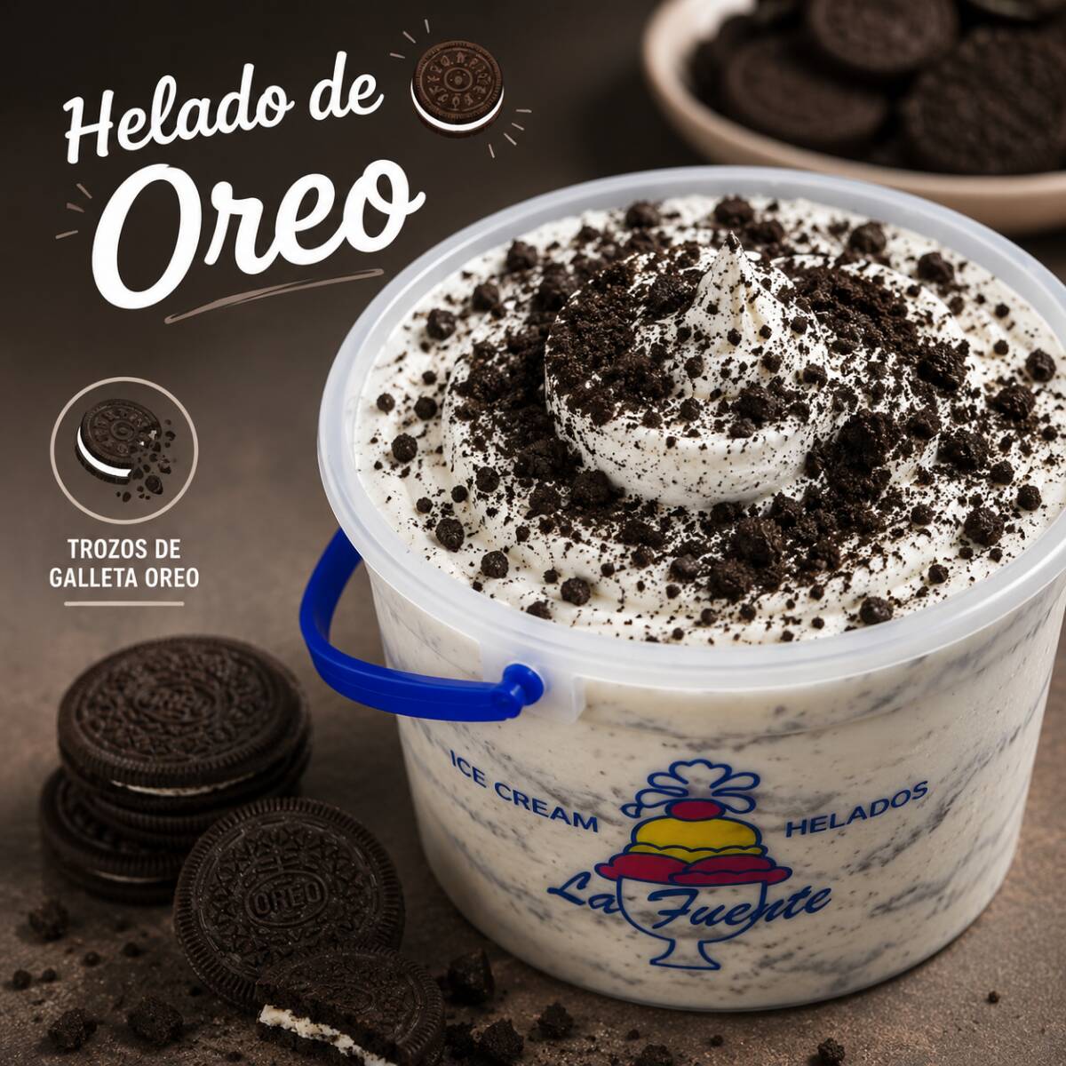 Helado OREO Cubeta 4.28L