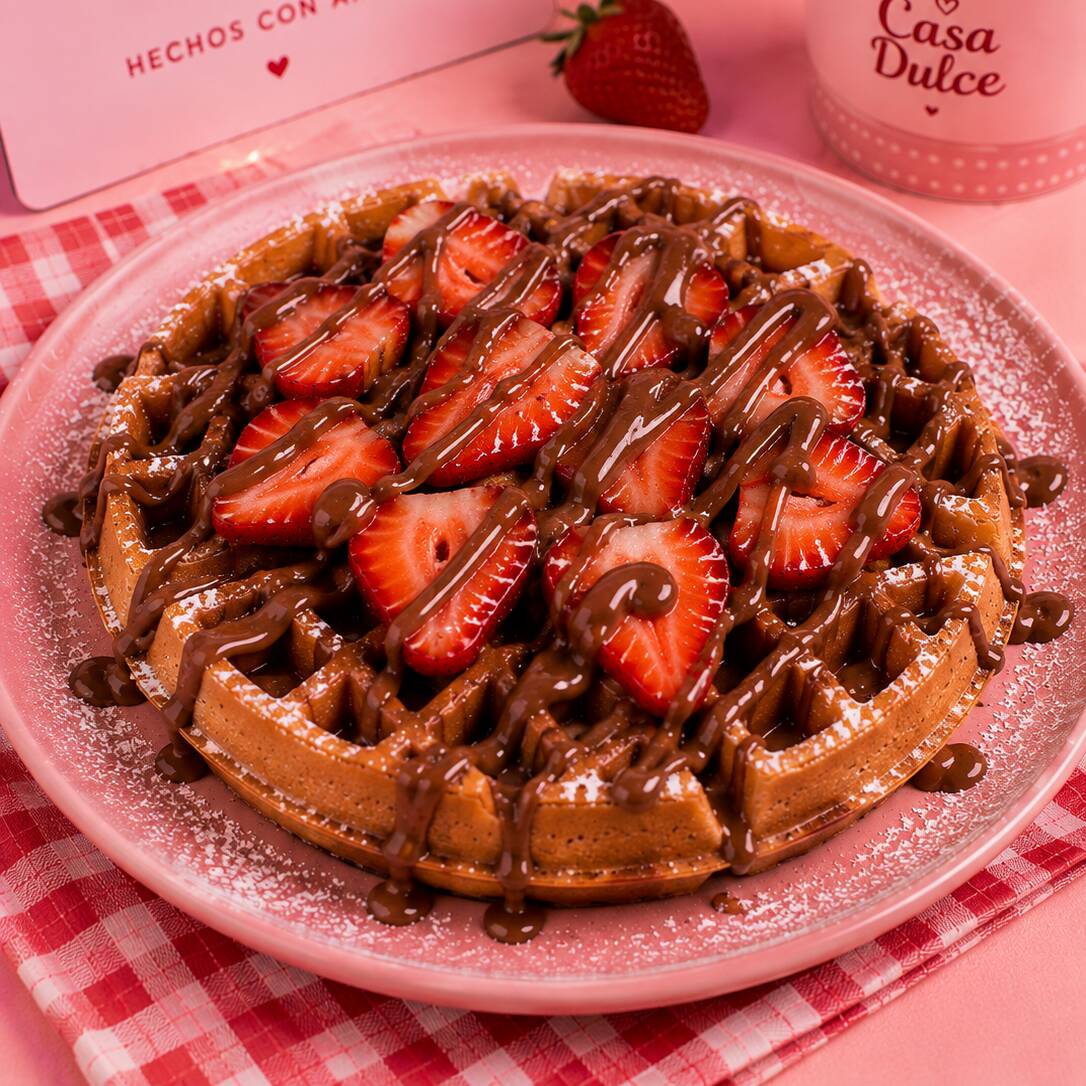 Waffle NUTELLA + Fresa