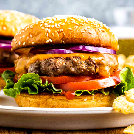 BURGER CON QUESO