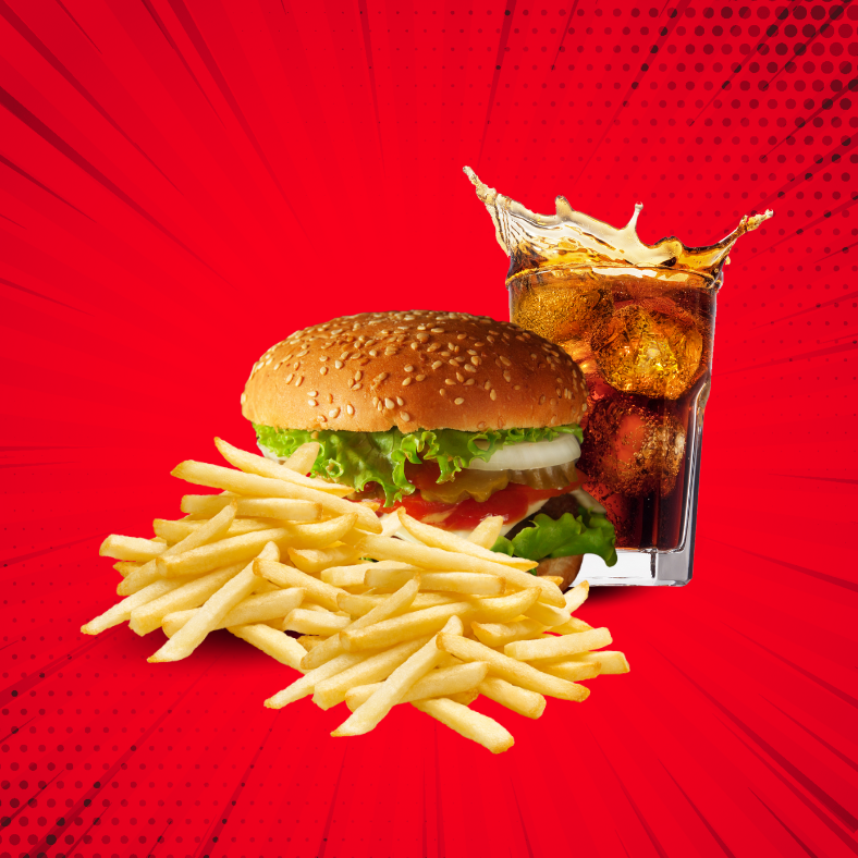 Combo 🍔 Clásica +130gr. Papas + Ref.