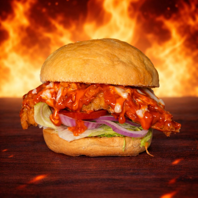 Hamburguesas Pollo Búfalo