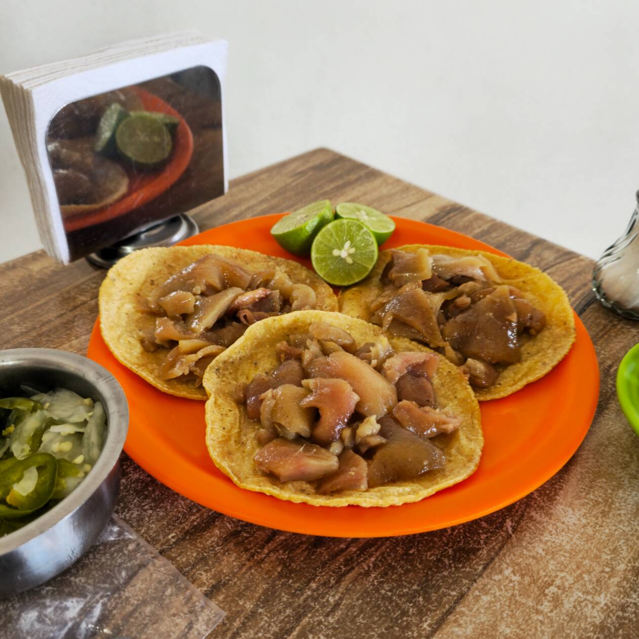 Tacos de Chancho (Carnitas): Cuerito