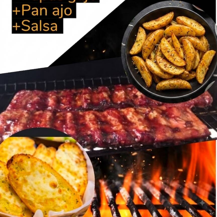 Costillas a la BBQ (300g)