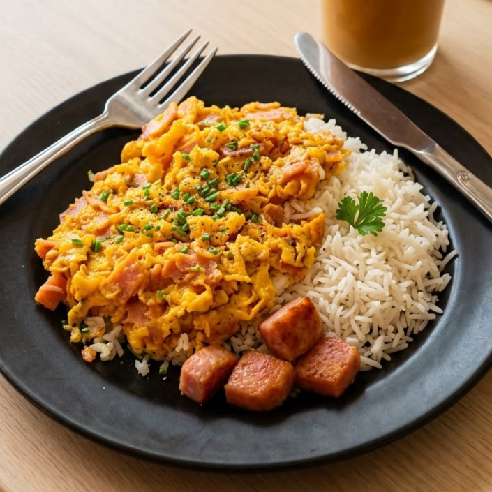 Huevos Rancheros + Arroz