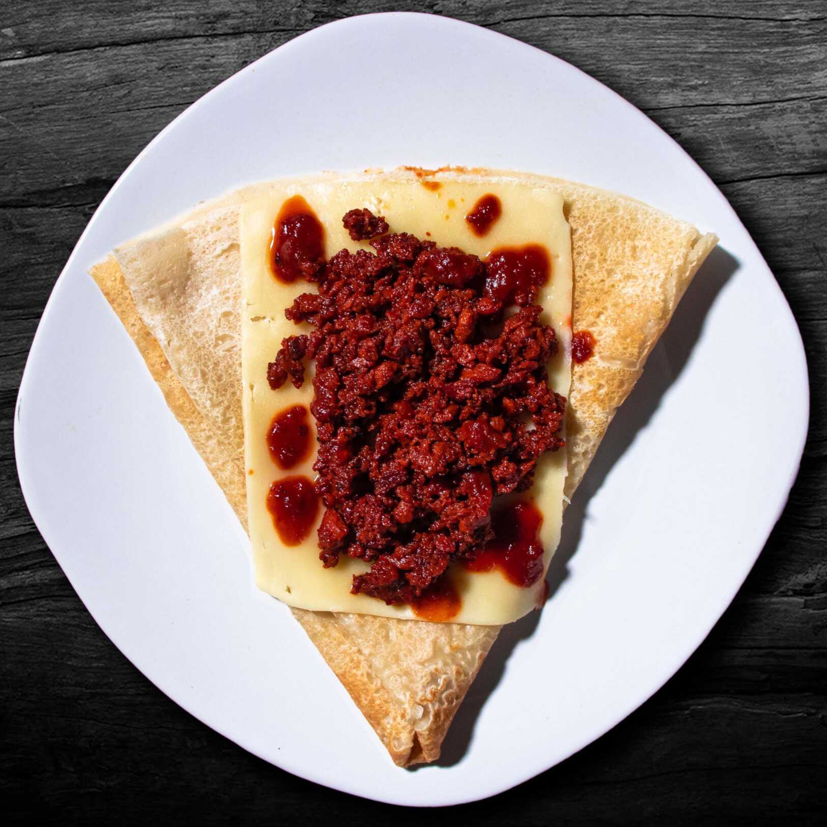 Crepa Chorizo y Queso