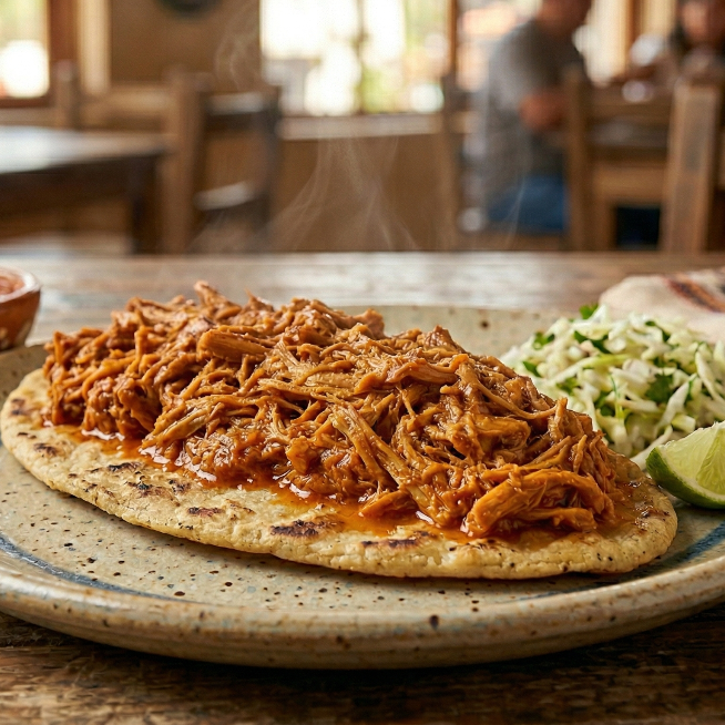 Huarache De Cochinita Pibil.